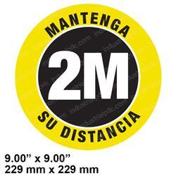 Picture of Decal - Safe Distance 2 Meters