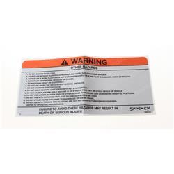 Picture of Label Warning-Hazads