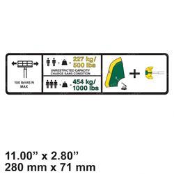 Picture of Decal - Warning Dual Cap.