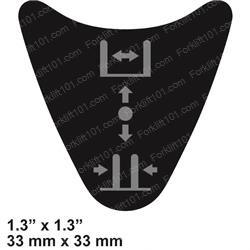 sy1228342 DECAL - FORK ADJUSTMENT