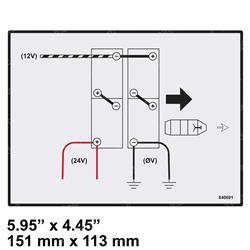 Picture of Decal - Battery Wiring Cushman