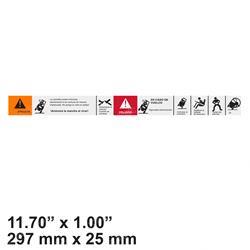 Picture of Decal - Lbl-Caution-Dr(spanish)