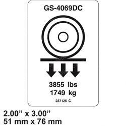 Picture of Decal - Wheel Load Gs4069dc