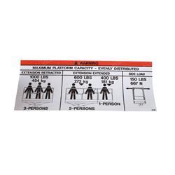 Picture of Decal - 1000lbs Capacity X72rt