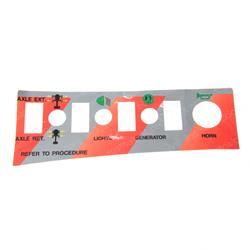 Picture of Decal - Upper Controls