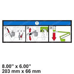 Picture of Decal - Manual Down Emergency