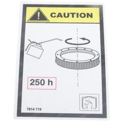 Picture of Lubrication Label