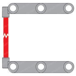 Picture of Leadhead - 2/0 Red 10 Ft Offset