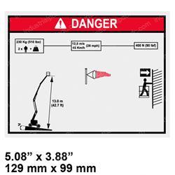 Picture of Decal - Danger Loadheight Warn