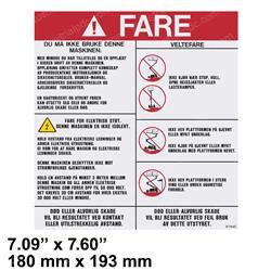 Picture of Decal - Norway Danger Electtip