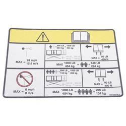 Picture of Decal,capacity,single Ext