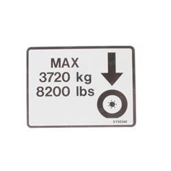 Picture of Decal - Max Tire Load