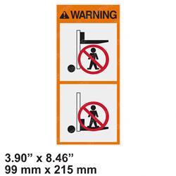 Picture of Decal - Warning Do Not Stand