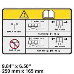 Picture of Decal - Capacity