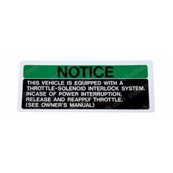 Picture of Decal - Throttle Solenoid