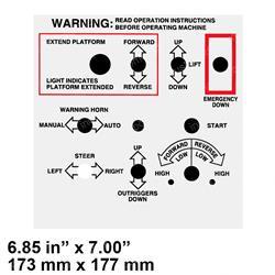 Picture of Decal - Aerial Control Panel