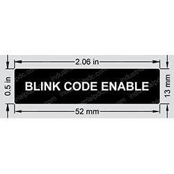 Picture of Decal - Blink Code