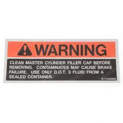 Picture of Decal - Brake Fluid