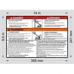 Picture of Decal Warning Mtb (can)