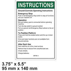 Picture of Decal-Notice-Op Inst-Ground
