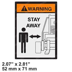 Picture of Decal - Warning Stay Away
