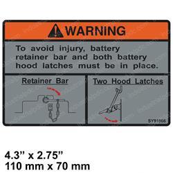 Picture of Decal - Hood Latch