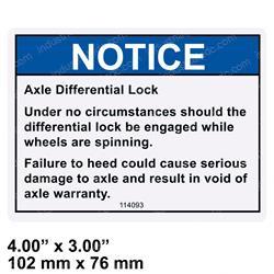 Picture of Decal Axle Differential Lo