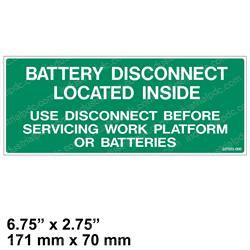 Picture of Decal - Battery Disconnect
