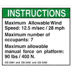 Picture of Decal Notice Man Force Austral