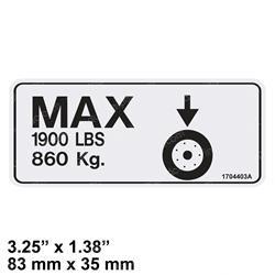 Picture of Decal - Kit Wheel Load