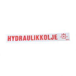 Picture of Decal - Norway Hydraulic Oil