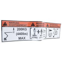 Picture of Decal - Safe Working Load