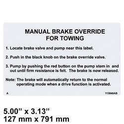 Picture of Decal - Manual Brake Release