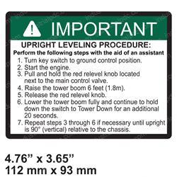 Picture of Decal - Important Manual