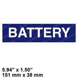 Picture of Decal - Battery Blue