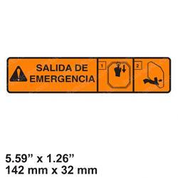 Picture of Decal - Emergency Exit (es)