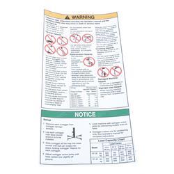 Picture of Decal Operating Instruct. St2