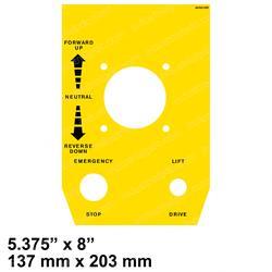 Picture of Decal - Control Panel