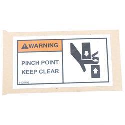 Picture of Decal Wrn Pinch Point 1.5x2.5