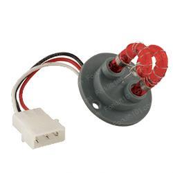 syrs5035-r STROBE HEAD - FLANGE - RED - AMP CONNECTORS