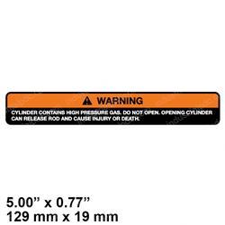 Picture of Decal - Warning High Pressure