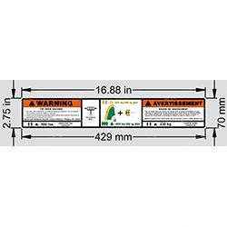 Picture of Decal (plf) Capacity-Eng/Fre