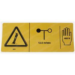 Picture of Decal Danger Manual Force 400n