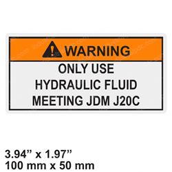 Picture of Decal - Warning