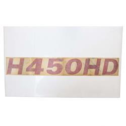 Picture of Model Label Inch H450hd