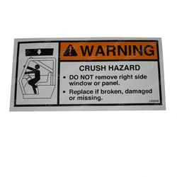 Picture of Decal/Danger Panel in Plc