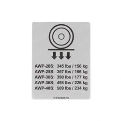 Picture of Decal - Wheel Load