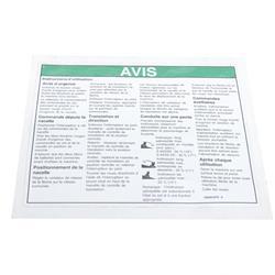 Picture of Decal Notice Oper Inst Plat Dc