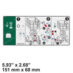 Picture of Decal - Emergency Lowering