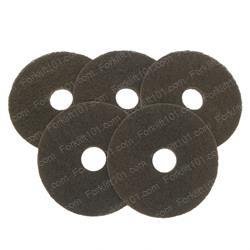 sys50160 PAD-16 INCH BROWN 5 PACK - AGGRESSIVE STRIPPING/DRY STRIP